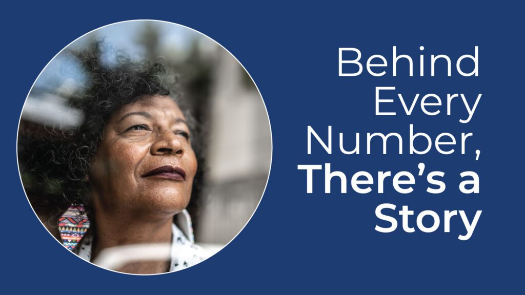 Behind every number, there's a story. PGAM. Problem Gambling Awareness Month.