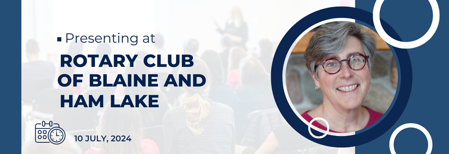 Rotary Club of Blaine & Ham Lake Minnesota Alliance on Problem Gambling Presentation. July 10, 2024